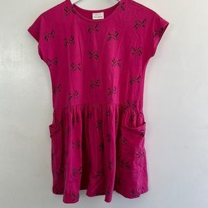 Hanna Andersson girls pink dress unicorns size 8